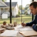 A homeowner reviewing mortgage documents at a kitchen table, showing what the trump executive order mortgage changes could mean for monthly costs.